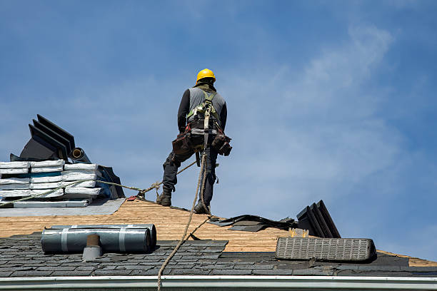 Professional Metal Roofing technician working in Attleboro Falls, MA